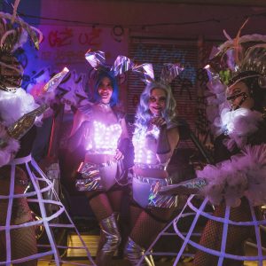 Firemní akce Funarena Praha — LED show BoomCats